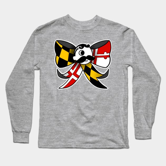 Natty Bow Long Sleeve T-Shirt by InkyMcStapleface